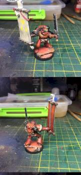 Warhammer 40 k space marine battle standard by cool-minis.com