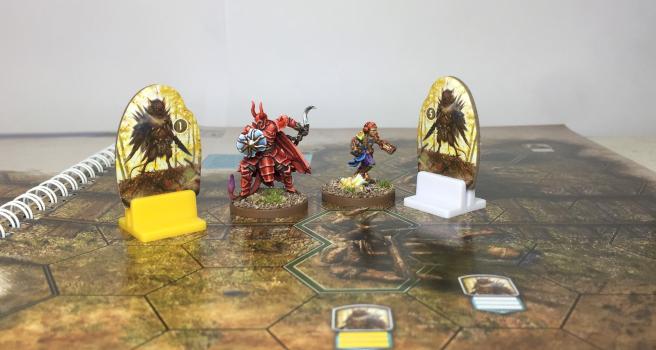 Gloomhaven: Jaws of the Lion, first scenario in action by rbelikov