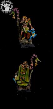 Warhammer FB/AoS/T9A Wood Elf Male Spellsinger with Staff by cool-minis.com