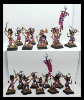 Initiates of Cult of Pleasure (Witchs Elves of Slaanesh) by felix jaeger