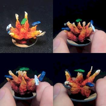 Explosion mini diorama miniature by IreMoon