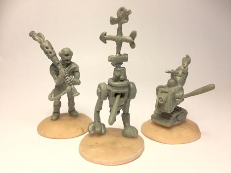 Baseball highlights 2045- tokens-miniatures-personal project by sam wilson