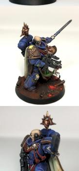 Primaris Captain. Ultramarine chapter by BornFire