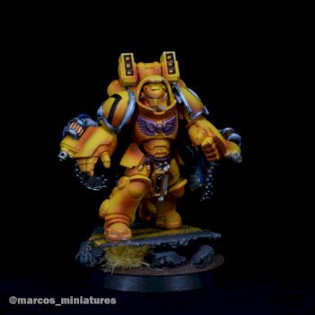 Imperial Fists Primaris 5th Company Agressor by MarcosMiniatures