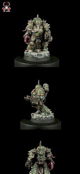 Plague Marine with blight launcher by petran