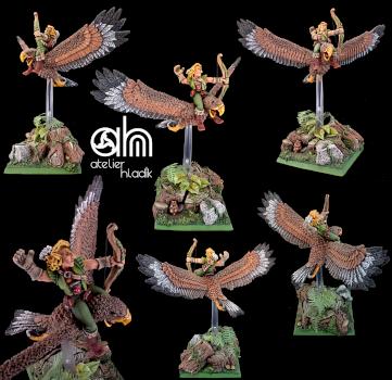 Wood elf hawk AH by atelier hladik