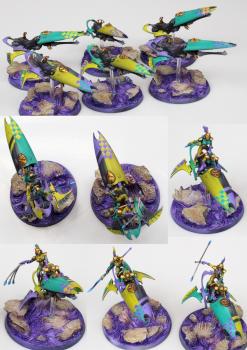 Harlequin Skyweawers by Just Paint It