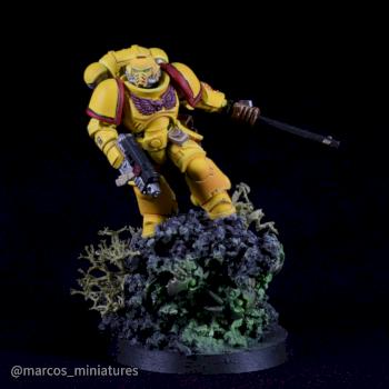 Imperial Fists Primaris 3rd Company Intercessor by MarcosMiniatures