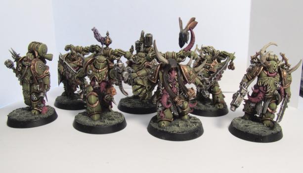 Death Guard Plague Marines by Grub