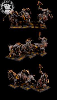Warhammer FB / T9A / AoS. Infernal Dwarves, Bull Centaur Renders by cool-minis.com