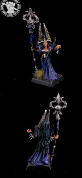 Warhammer FB/T9A/AoS, Dark Elves Sorceress Metal by cool-minis.com