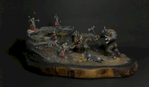 The Lord Of The Rings Mini Diorama by Minica Art