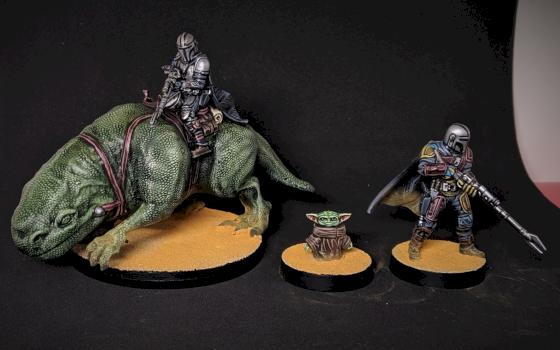 The mandalorian characters by raivan