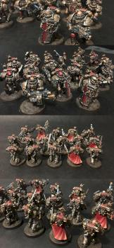 Deathwatch Space Marines Squad by Milosz Wojtasik