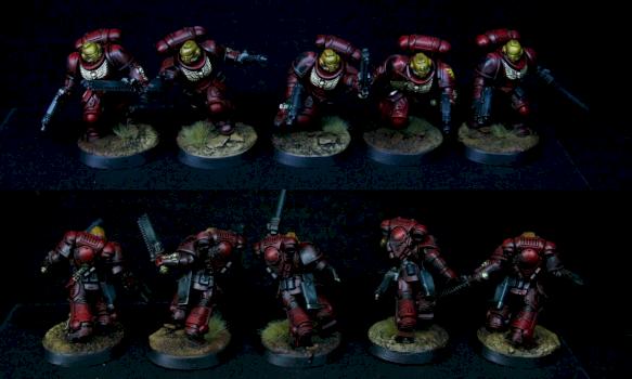 Blood Angles Assault Squad by goblet