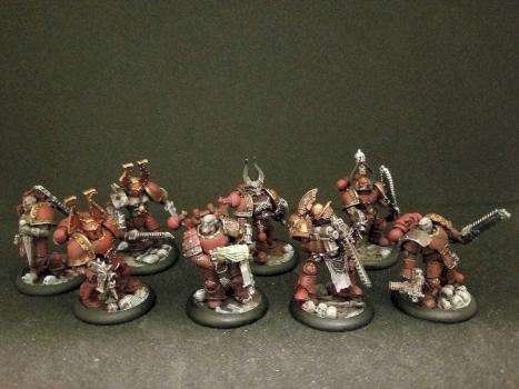 Khorne Berzerkers by Kuldunax