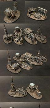 Warhammer 40k Battlefield Objective Set by Milosz Wojtasik