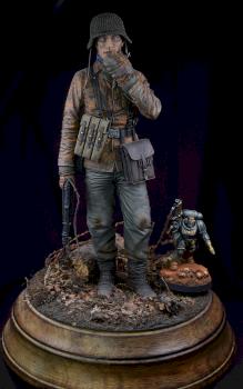 German SS soldier Ardennes Offensive by Gellso