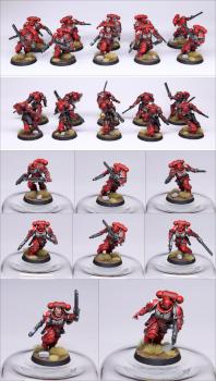 Blood Angels Assault Intercessors Squad by random.painting