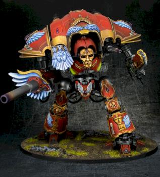 Blood Angels Imperial Knight by Piriney