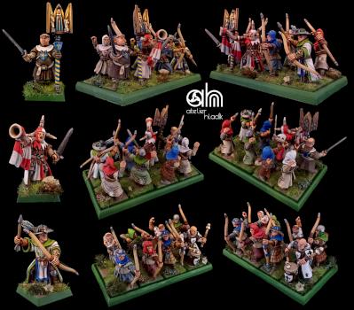 Bretonnian Peasant Bowmen AH by atelier hladik