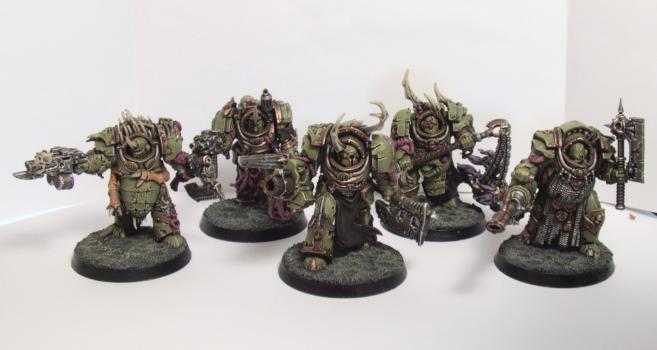 Death Guard Blightlord Terminators by Grub
