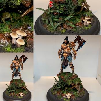 Barbarian and the Frog by misterminiman
