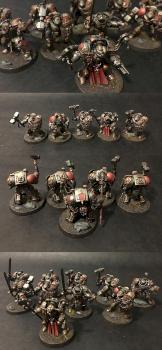 Deathwatch Terminator Squad 1 by Milosz Wojtasik