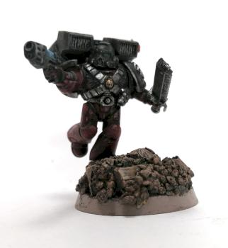 Flesh Tearer Assault Marine by Sad_Dzen