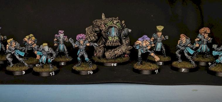 Blood bowl elf team by raivan