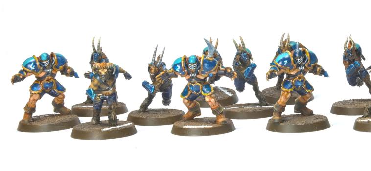 Chaos Blood Bawl Team by willsham
