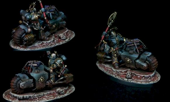 Primaris Chaplain on Bike by goblet