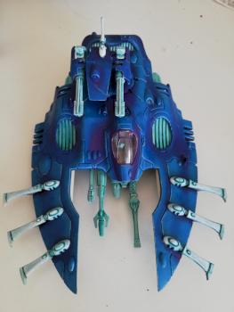 Eldar Wave Serpent by evignali
