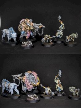 Hrothgorn's Mantrappers, Warhammer underworlds warband by raivan