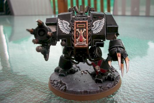Blood Angels Death Company Dreadnought by Cedric The Bear