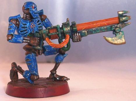Necron Warrior by Bruglyother