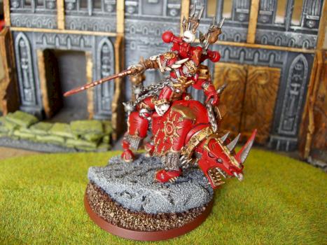 Khorne Lord on Juggernaut by Blastershoot