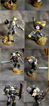 Red Scorpions Vanguard Veteran squad by adolf1