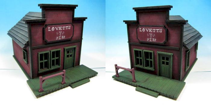 Aetherworks Building - Lovett's Pies by Turelio