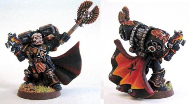 Black Templars - Assault Chaplain by illuminis