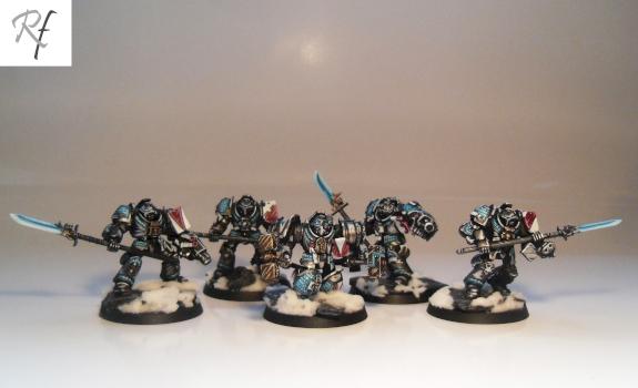 Grey Knight terminator unit by RichFielder