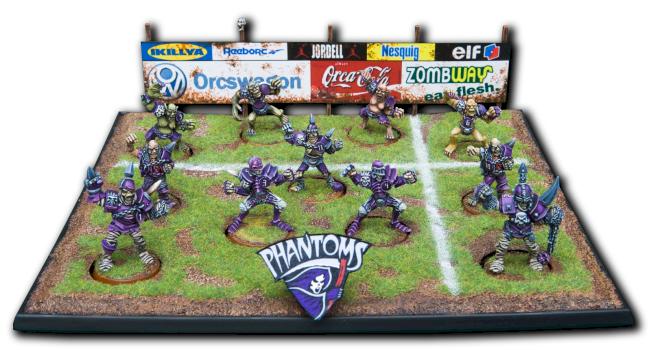 Blood Bowl Undead team by Dain