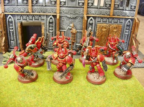 Khorne Berzerkers by Blastershoot