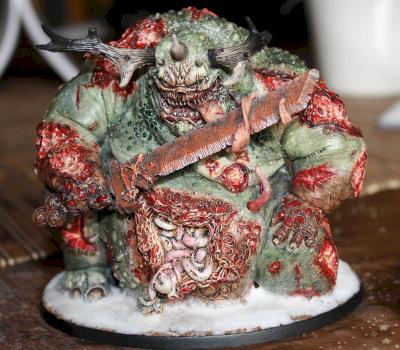 Greater daemon of nurgle by Sniprok