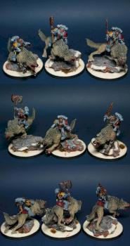 Space Wolves Thunderwolf Cavalry by Byronic