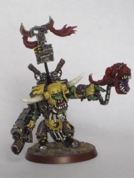 Ork badmoon warboss by Iandw