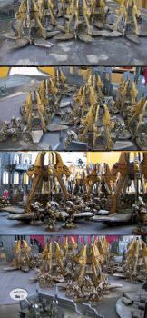beastmen 40k drop pods by mayajid