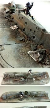 Urban Apocalypse Concrete Barriers - Right Side Curb by Terraformer