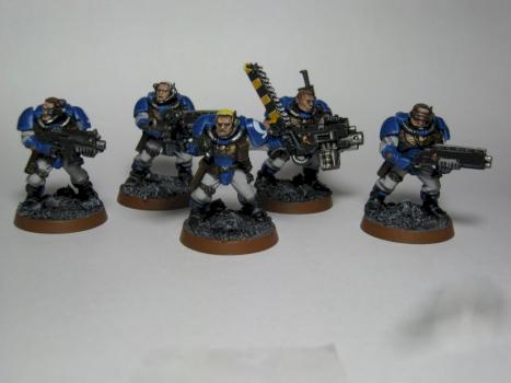 Space Marines Scouts by ipaintminiatures