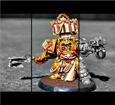 Librarian Imperial fist 40k (quick) by Scarak